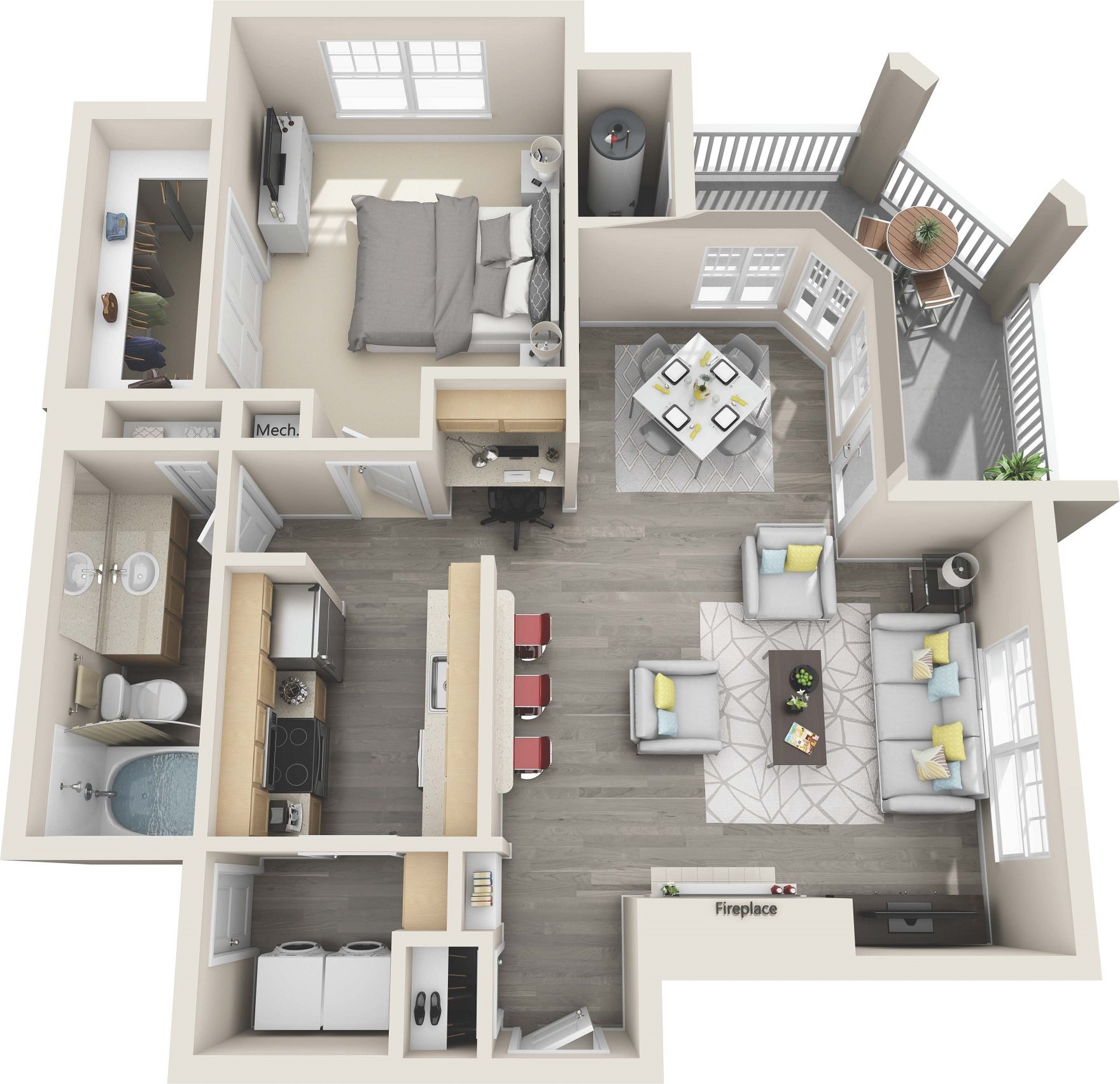 The Ashborough_Ashburn VA_Floor Plan_Elegant 832 sqft_One Bedroom One Bathroom The Ashborough_Ashburn VA_Floor Plan_Elegant 832 sqft_One Bedroom One Bathroom